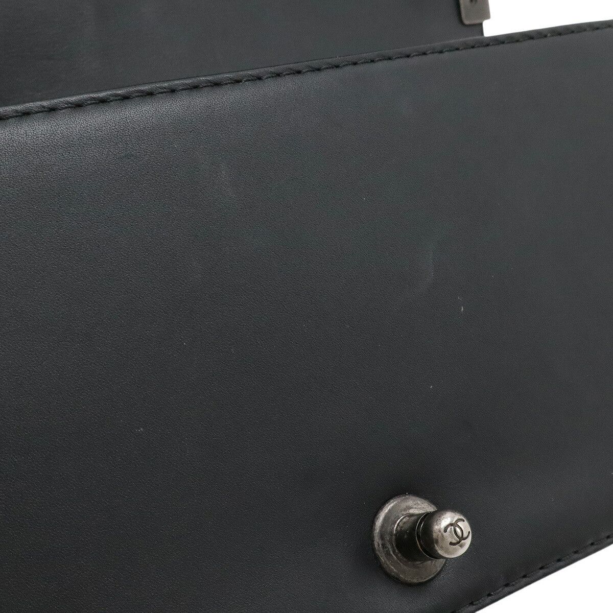 Chanel Chanel Chanel Boy Chanel Soft Calf Shoulder Bag Leather Shoulder Bag A67086 DUTY FREE for USA Size ONE SIZE - 8 Thumbnail
