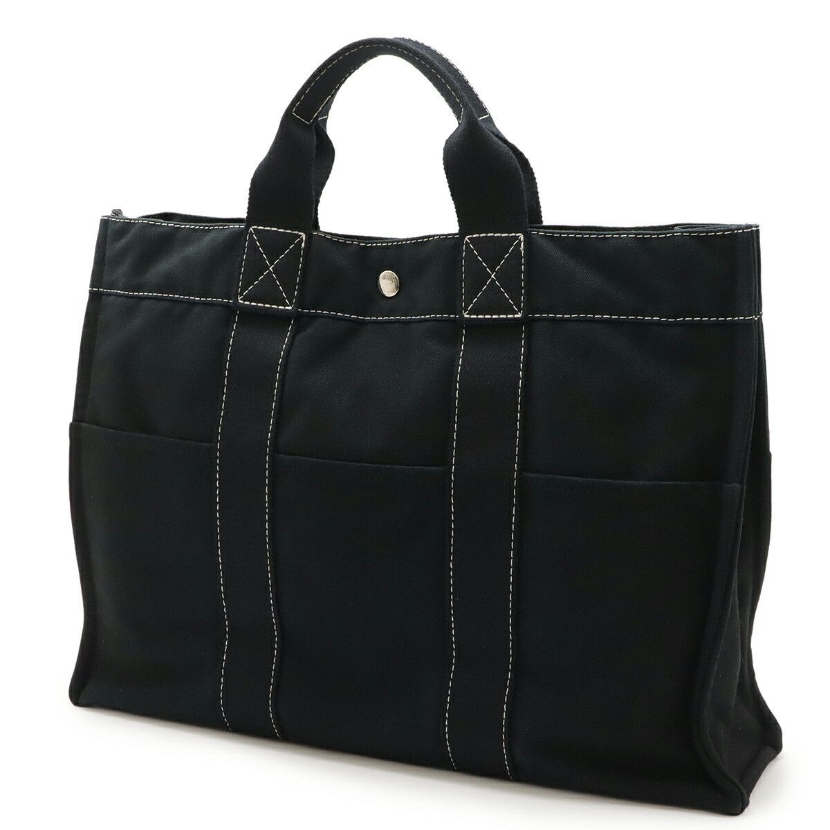 Hermes Hermes Hermès Herbag MM Canvas Tote Bag Canvas Tote Bag DUTY FREE for USA Size ONE SIZE - 2 Thumbnail