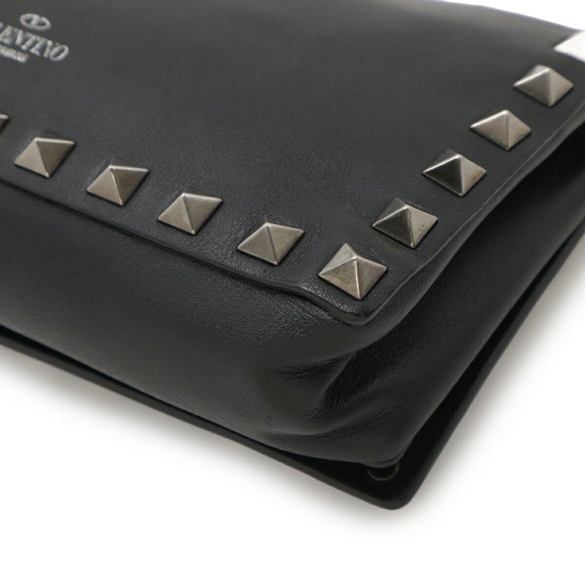 Valentino Valentino Valentino Garavani Rockstuds Leather Shoulder Bag Leather Shoulder Bag DUTY FREE for USA Size ONE SIZE - 3 Thumbnail