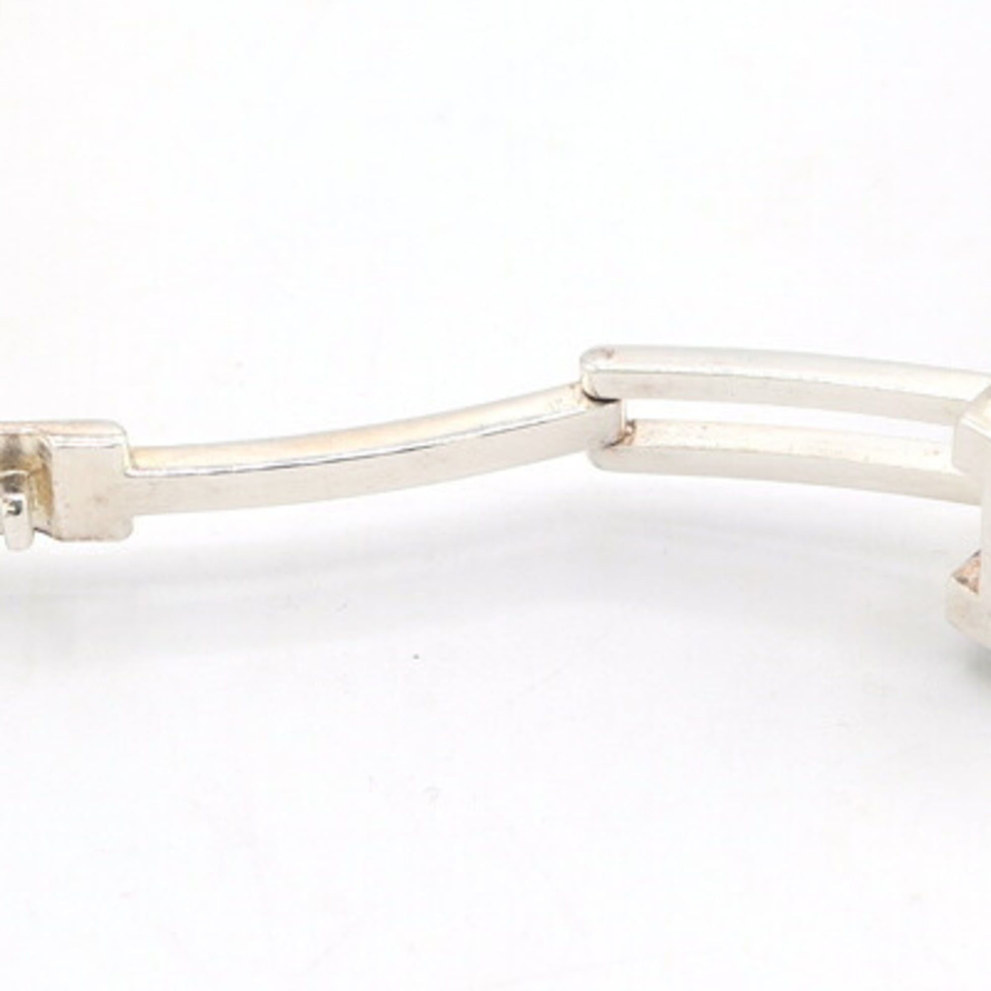 Bottega Veneta Bottega Veneta Bracelet 763230 SV Sterling Silver 925 Small Bangle with Dalmatian Stones for Men and Women Size ONE SIZE - 3 Thumbnail