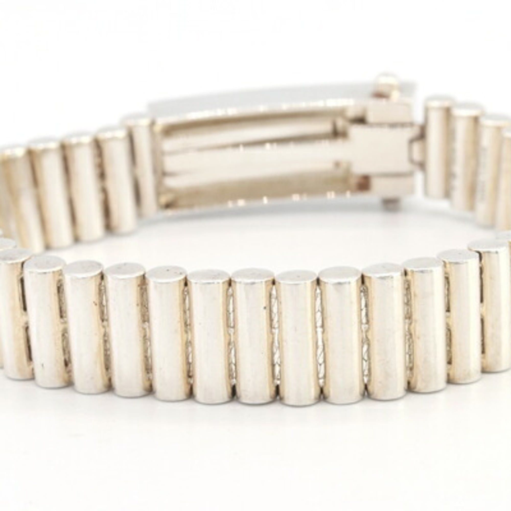 Bottega Veneta Bottega Veneta Bracelet 763230 SV Sterling Silver 925 Small Bangle with Dalmatian Stones for Men and Women Size ONE SIZE - 2 Thumbnail