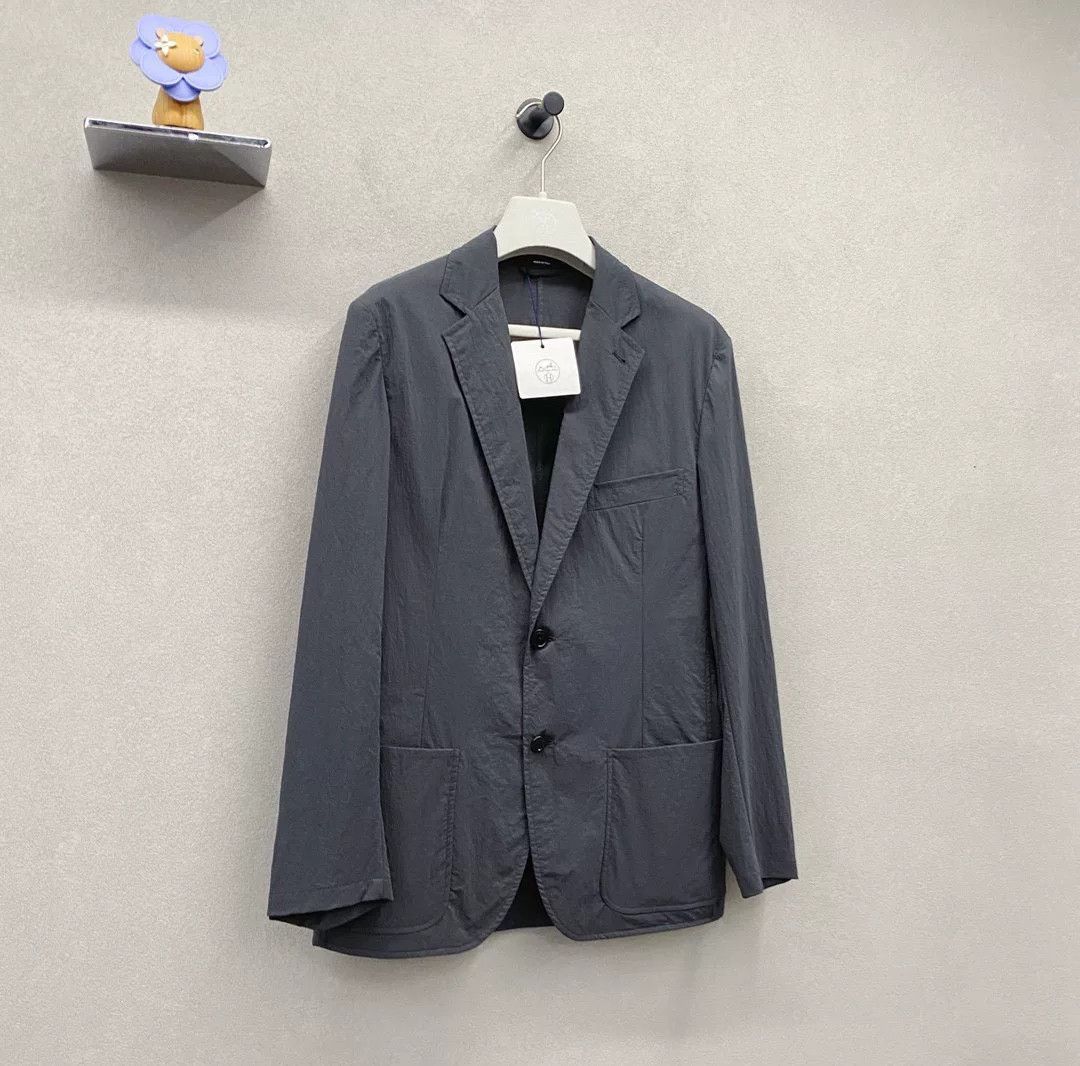 Hermes Hermes Casual Suit Jacket Size 46 Size US L / EU 52-54 / 3 - 3 Thumbnail