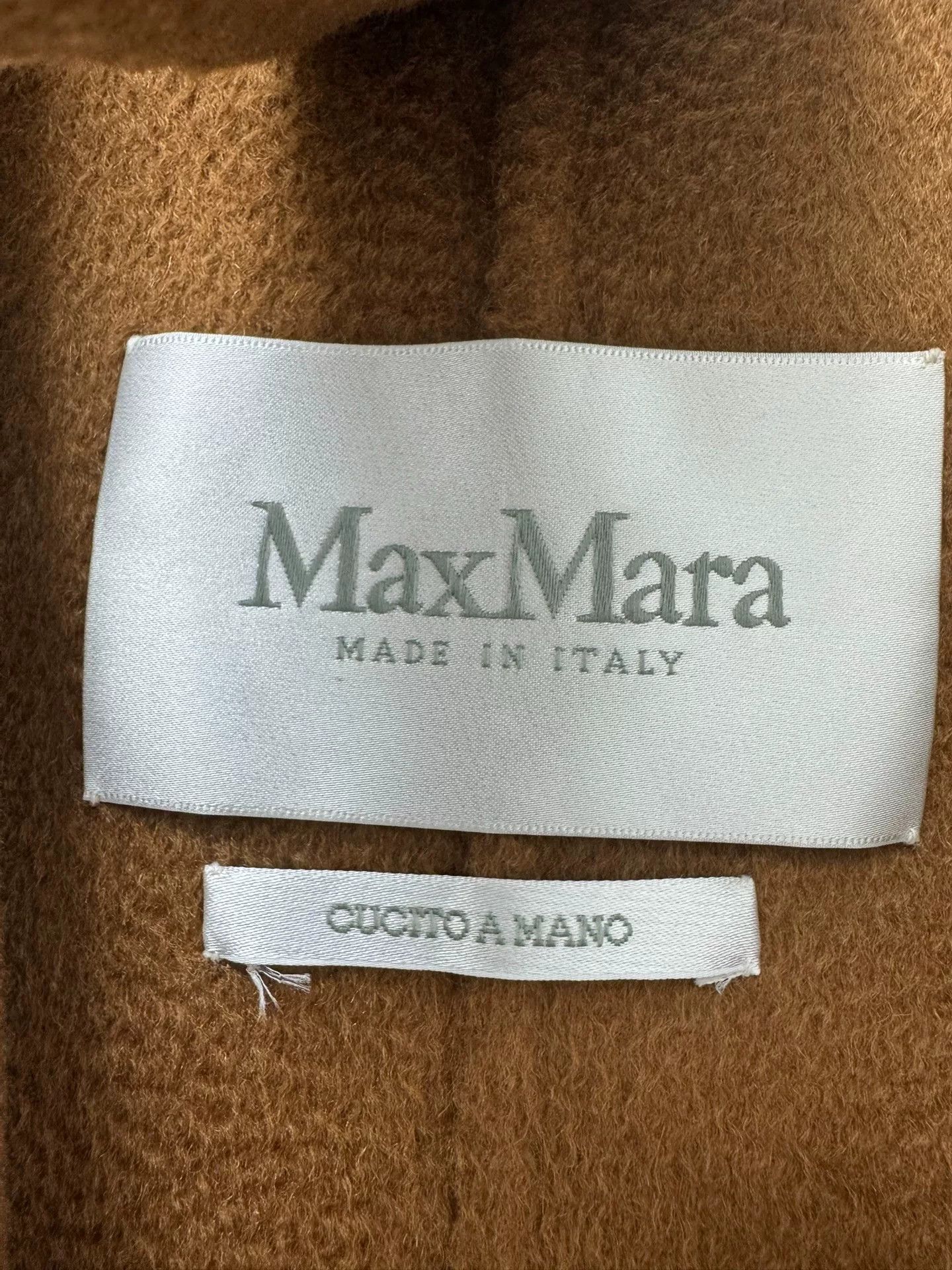 Max Mara Maxmara Camel Cashmere Coat Size US M / EU 48-50 / 2 - 3 Thumbnail