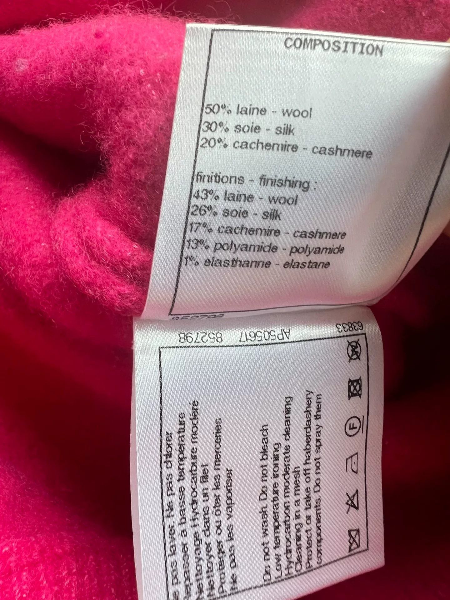 Chanel Chanel Pink Cashmere Knit Cardigan Size US M / EU 48-50 / 2 - 7 Thumbnail