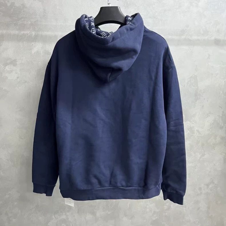 Louis Vuitton Louis Vuitton 2024 Blue Hoodie Sweatshirt Size US XL / EU 56 / 4 - 2 Thumbnail