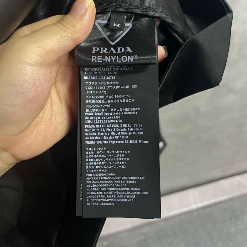 Prada Prada Black Logo Zip Casual Jacket Size US M / EU 48-50 / 2 - 4 Thumbnail