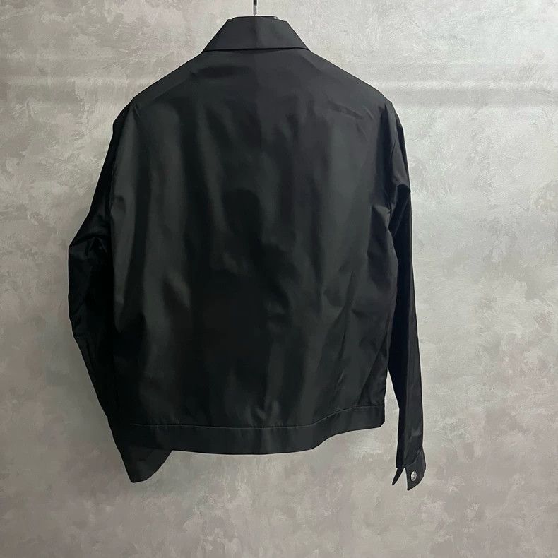 Prada Prada Black Logo Zip Casual Jacket Size US M / EU 48-50 / 2 - 5 Thumbnail