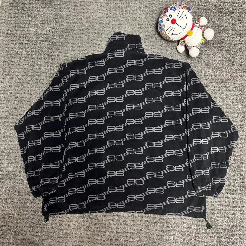 Balenciaga Balenciaga SS23 BB Monogram Wool Coat Size US L / EU 52-54 / 3 - 2 Thumbnail
