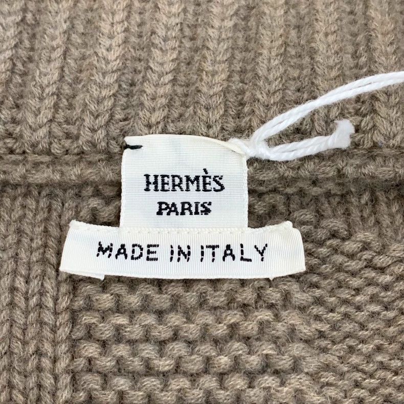 Hermes Hermes Wool Textured Zip Knit Jacket Size US XXS / EU 40 - 5 Thumbnail
