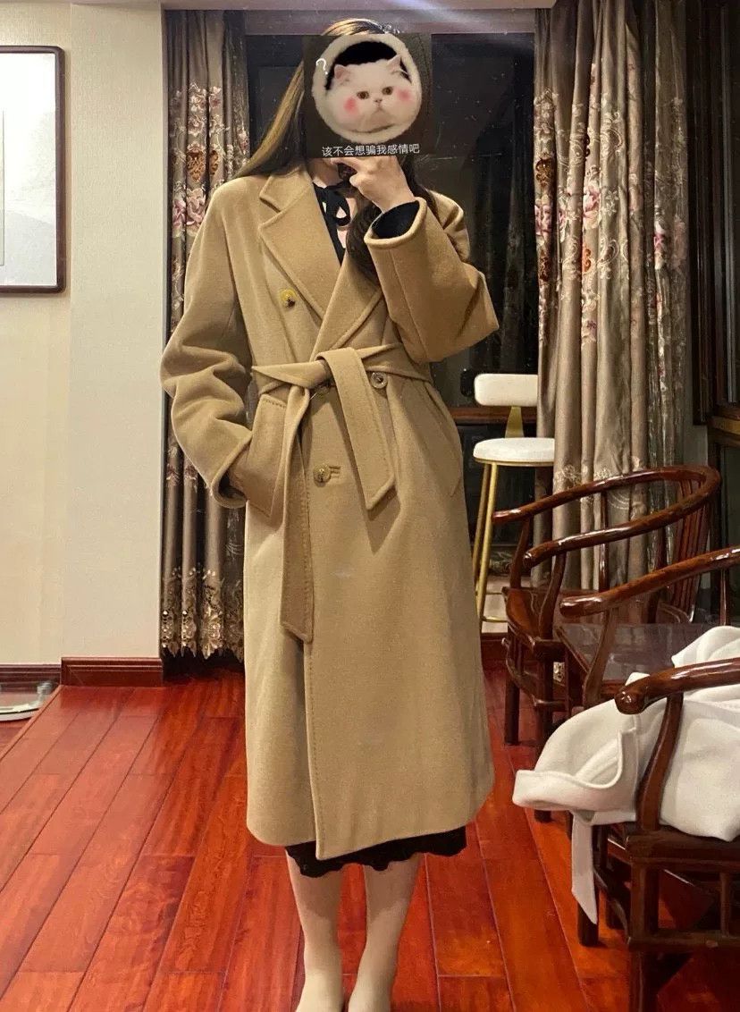 Max Mara maxmara double-breasted camel coat Size US L / EU 52-54 / 3 - 9 Thumbnail