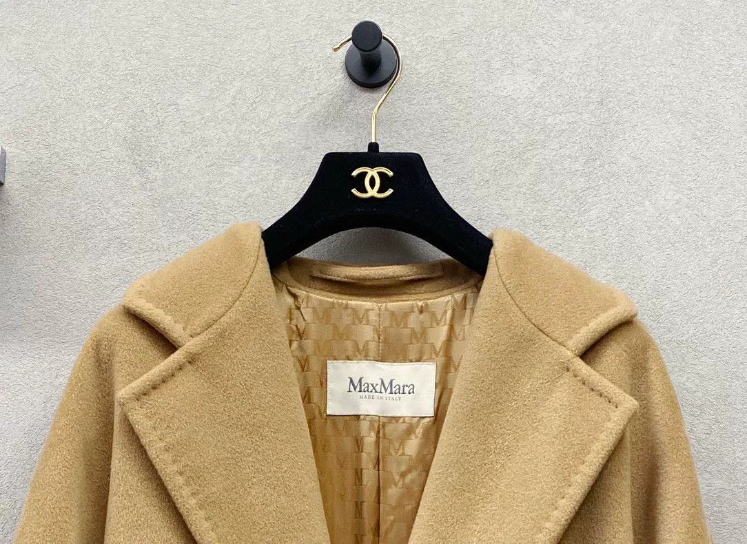 Max Mara maxmara double-breasted camel coat Size US L / EU 52-54 / 3 - 4 Thumbnail