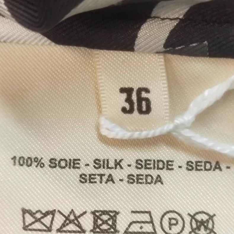 Hermes Hermès Black Chain Print Silk Dress Size US S / EU 44-46 / 1 - 7 Thumbnail