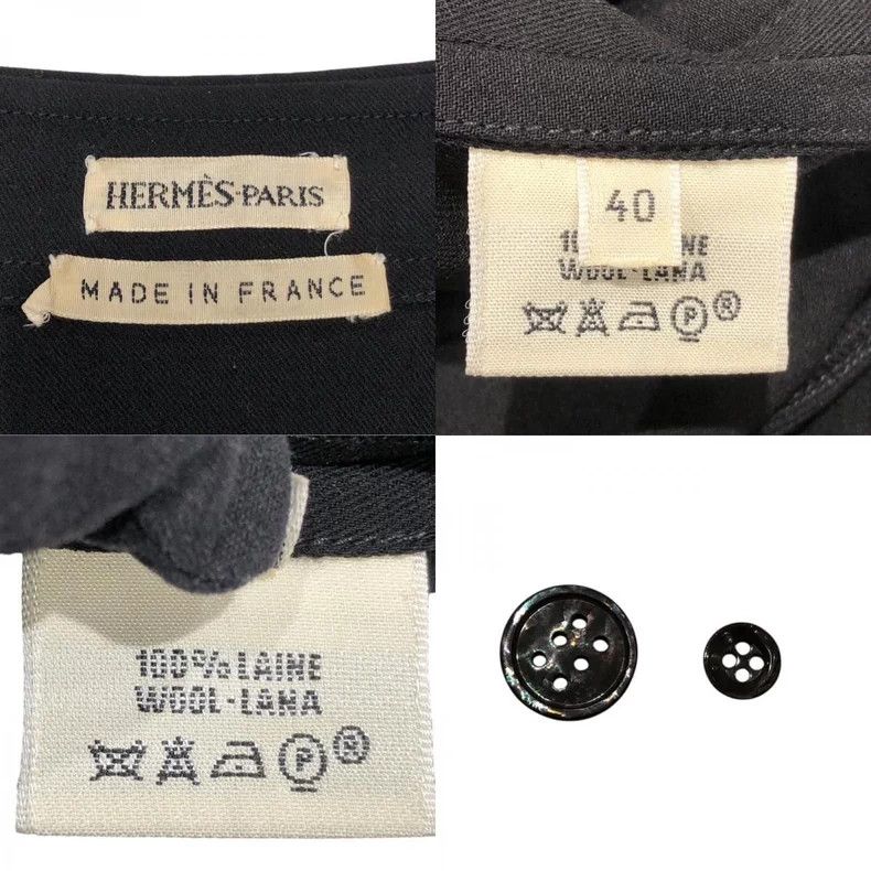 Maison Margiela Hermes Wool Long Sleeve Dress Size US L / EU 52-54 / 3 - 5 Thumbnail