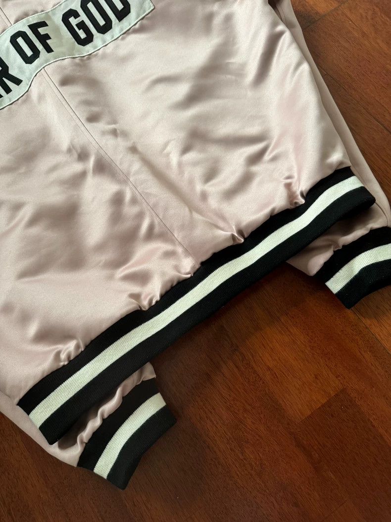 Fear of God Fear of God Season 5 Pink Varsity Jacket Size US XL / EU 56 / 4 - 8 Thumbnail