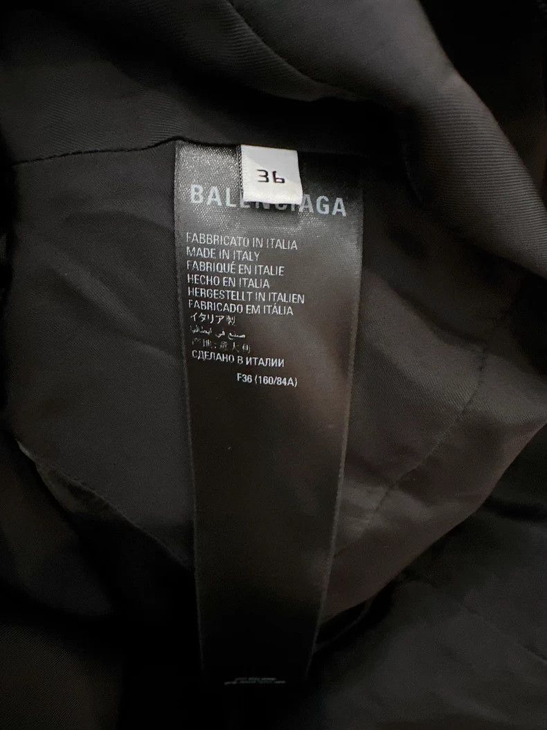Balenciaga Balenciaga Black Oversized Blazer Size 36 Size US XS / EU 42 / 0 - 4 Thumbnail