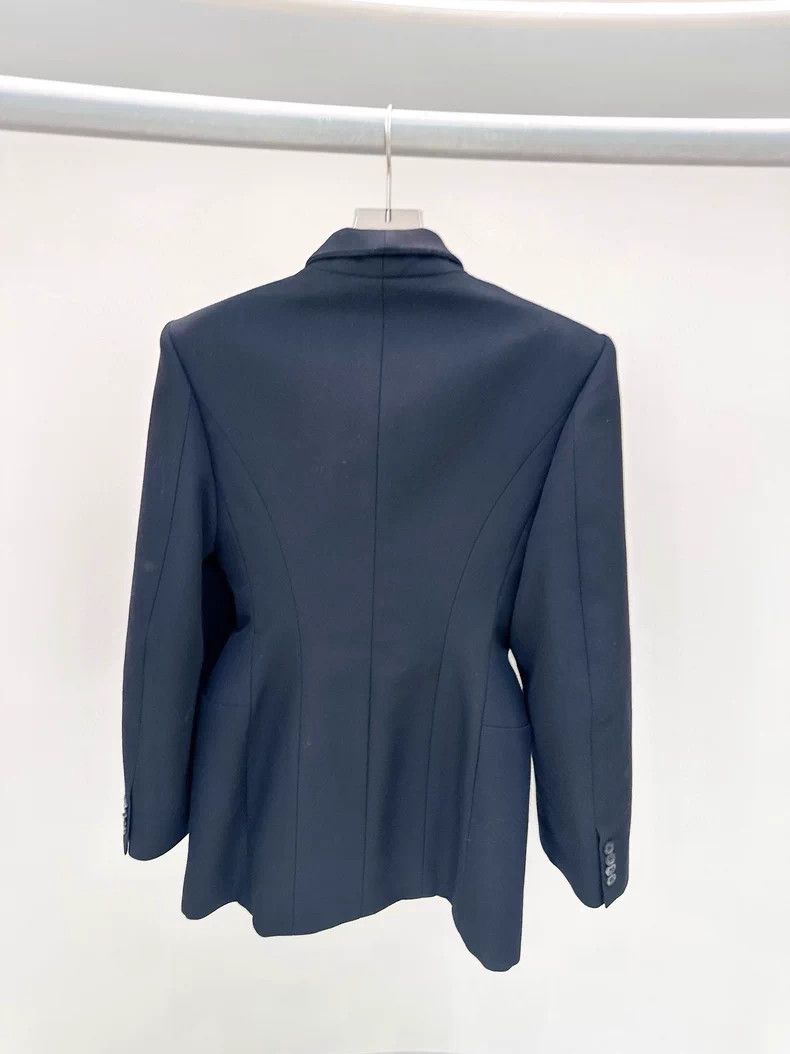 Balenciaga Balenciaga Black Oversized Blazer Size 36 Size US XS / EU 42 / 0 - 2 Thumbnail