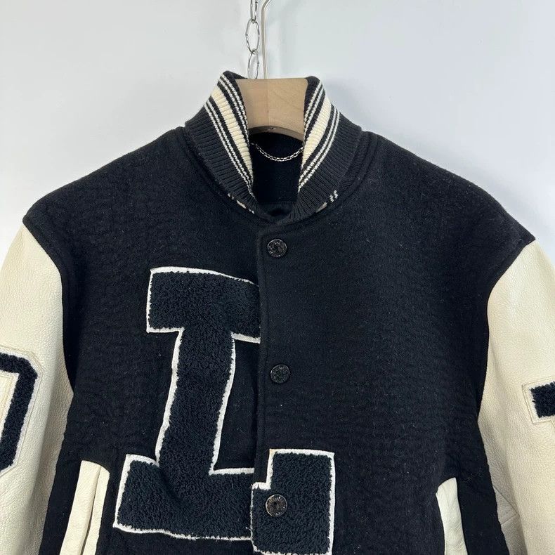 Louis Vuitton Louis Vuitton Leather Cashmere Varsity Jacket Size US L / EU 52-54 / 3 - 3 Thumbnail