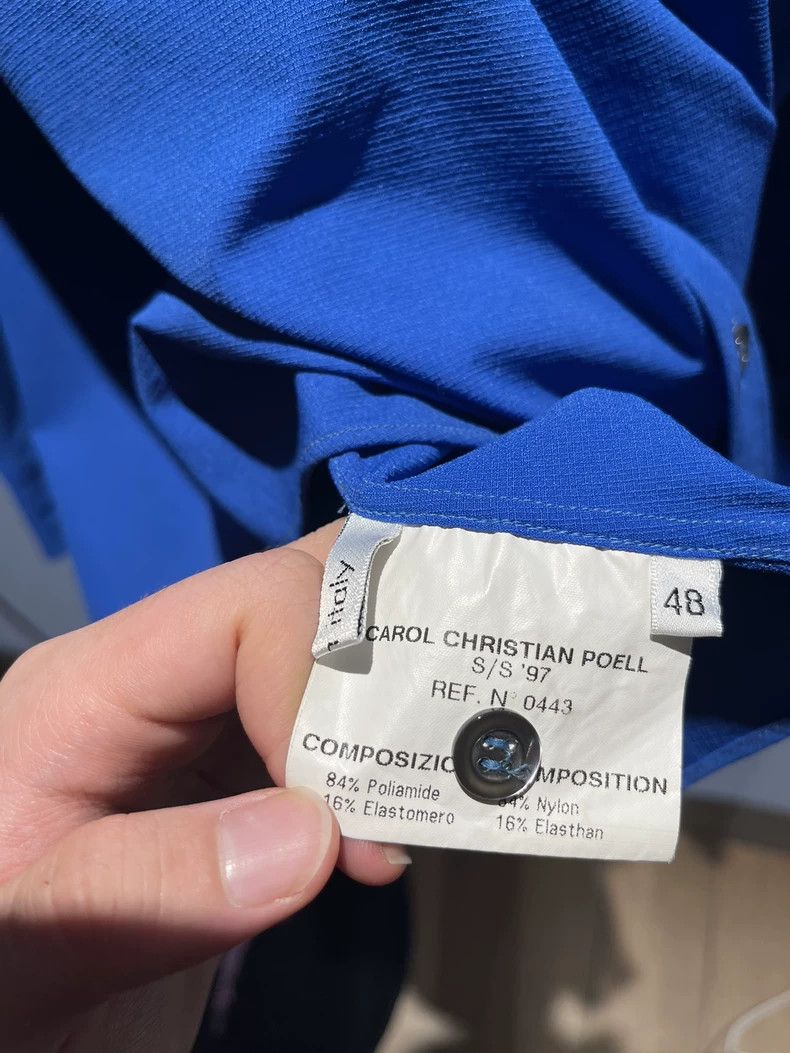 Carol Christian Poell Carol Christian Poell 97SS Blue Shirt Size US XL / EU 56 / 4 - 4 Thumbnail