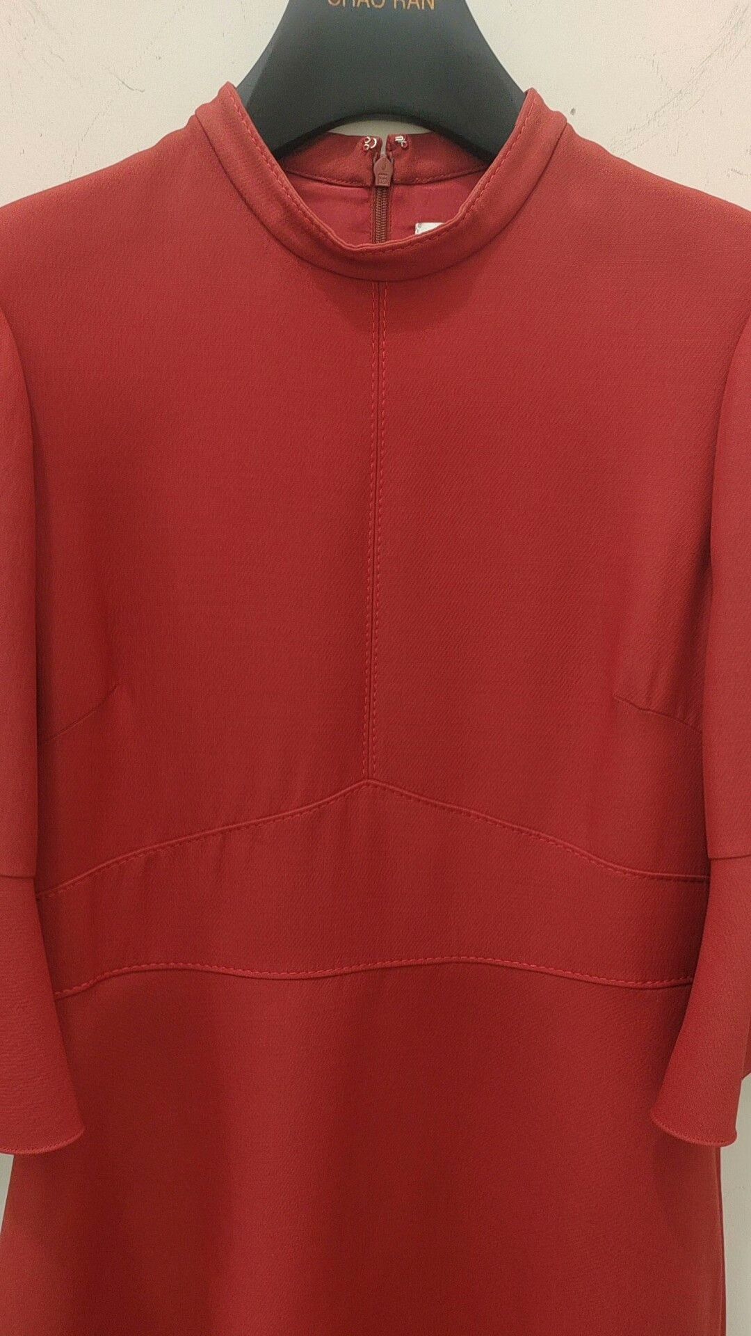 Valentino Valentino Red Midi Dress Size 44 Size US XL / EU 56 / 4 - 3 Thumbnail