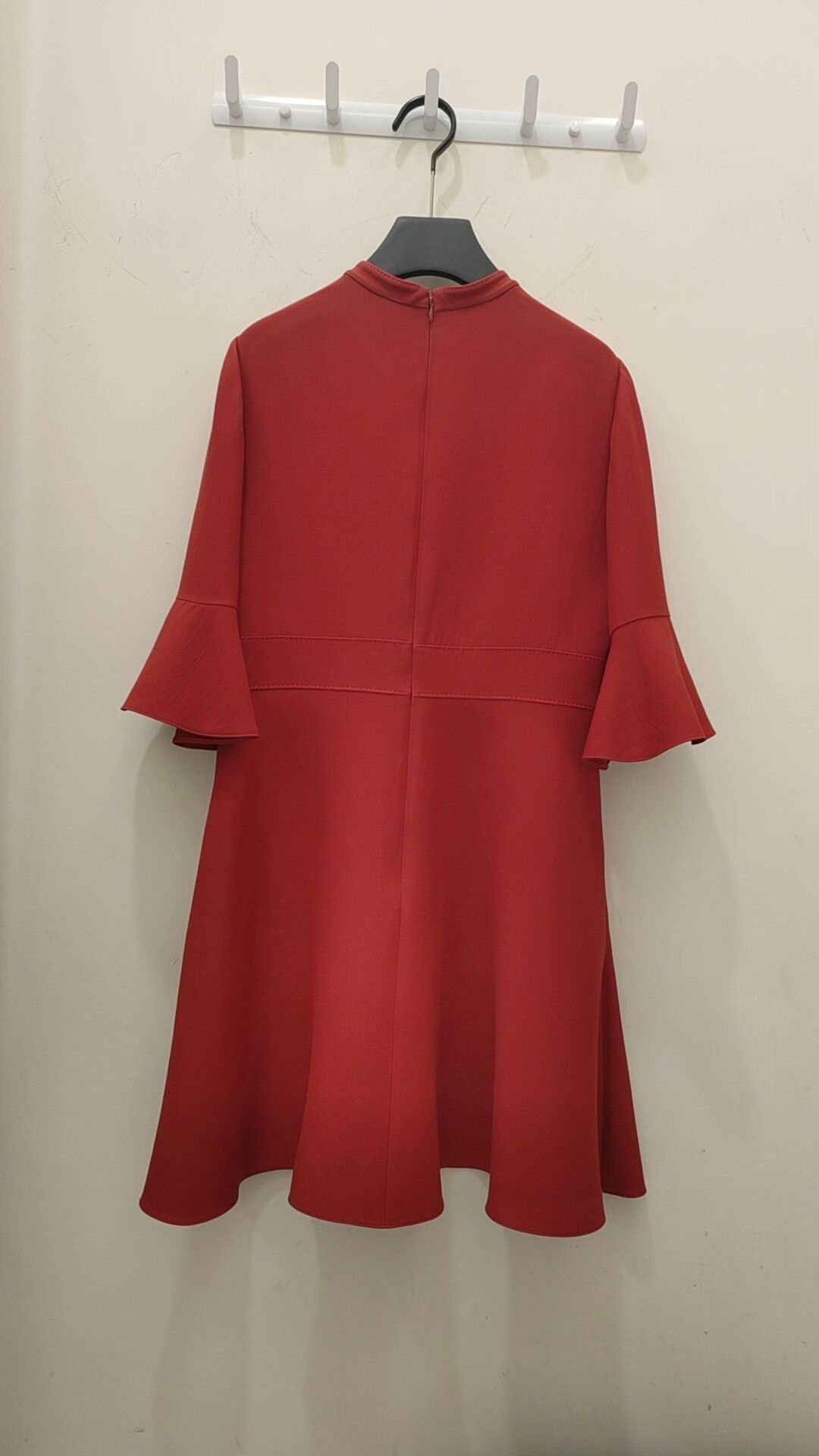 Valentino Valentino Red Midi Dress Size 44 Size US XL / EU 56 / 4 - 2 Thumbnail