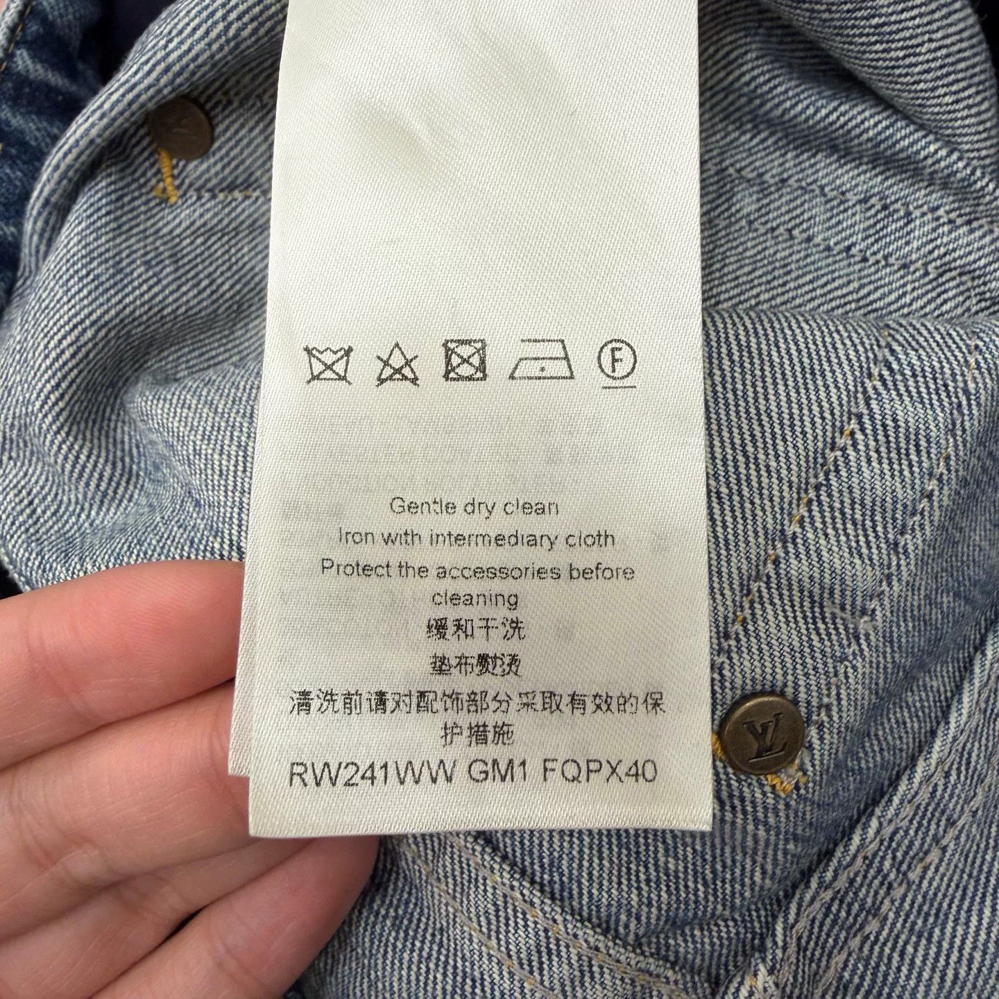 Louis Vuitton Louis Vuitton Blue Denim Jeans 34 Size US 34 / EU 50 - 5 Thumbnail
