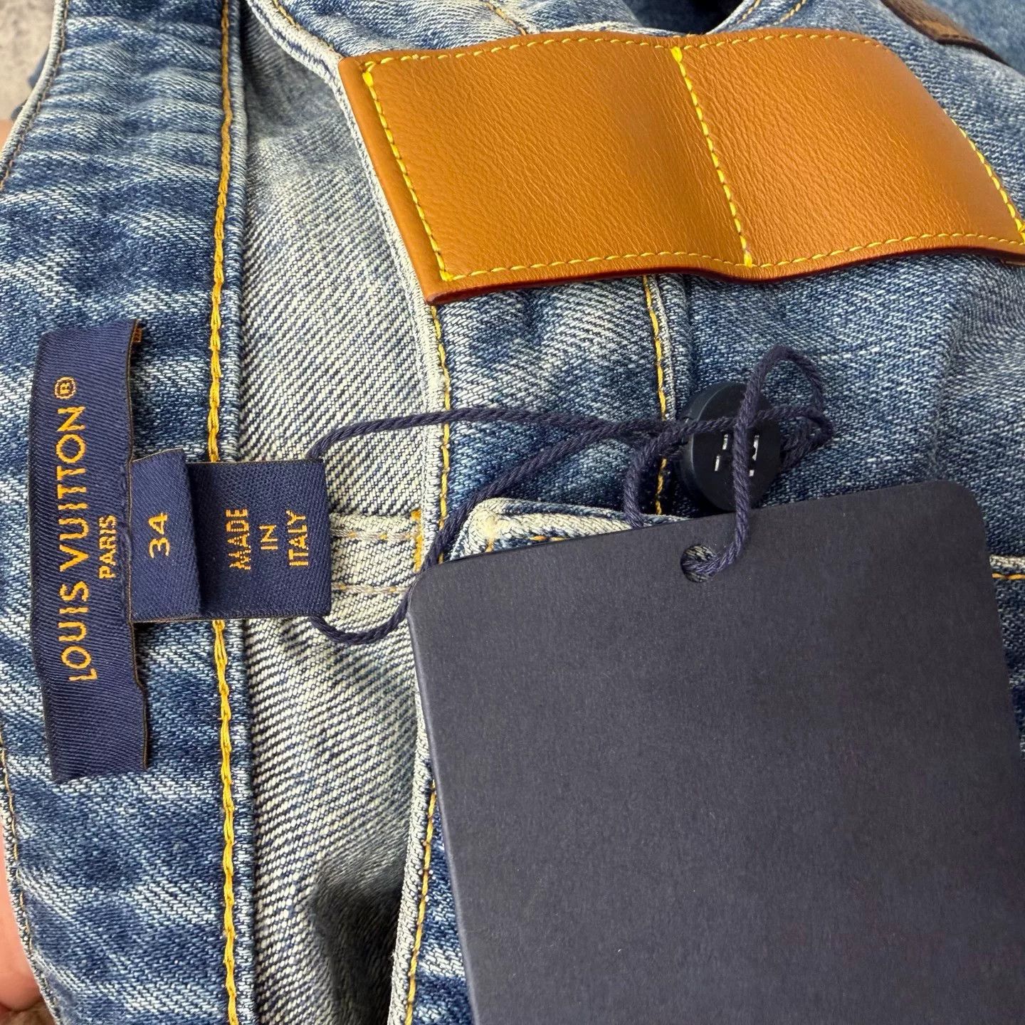 Louis Vuitton Louis Vuitton Blue Denim Jeans 34 Size US 34 / EU 50 - 4 Thumbnail