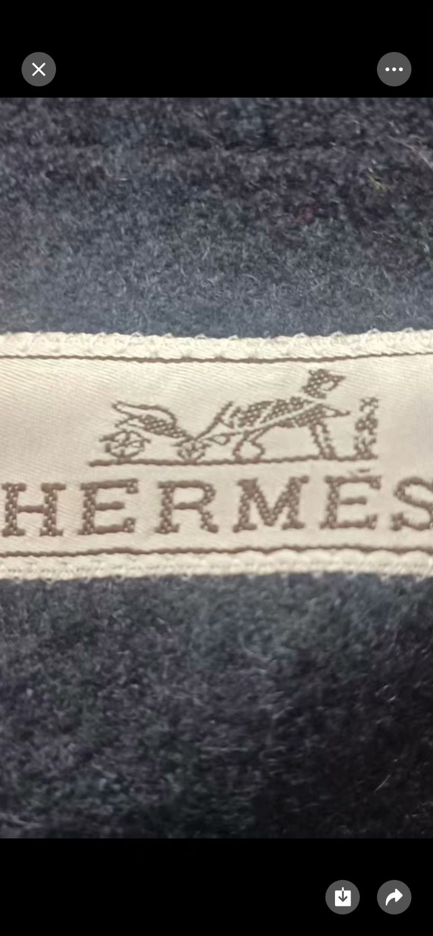 Hermes Hermes Men's Gray Cardigan Sweater Size US M / EU 48-50 / 2 - 2 Thumbnail