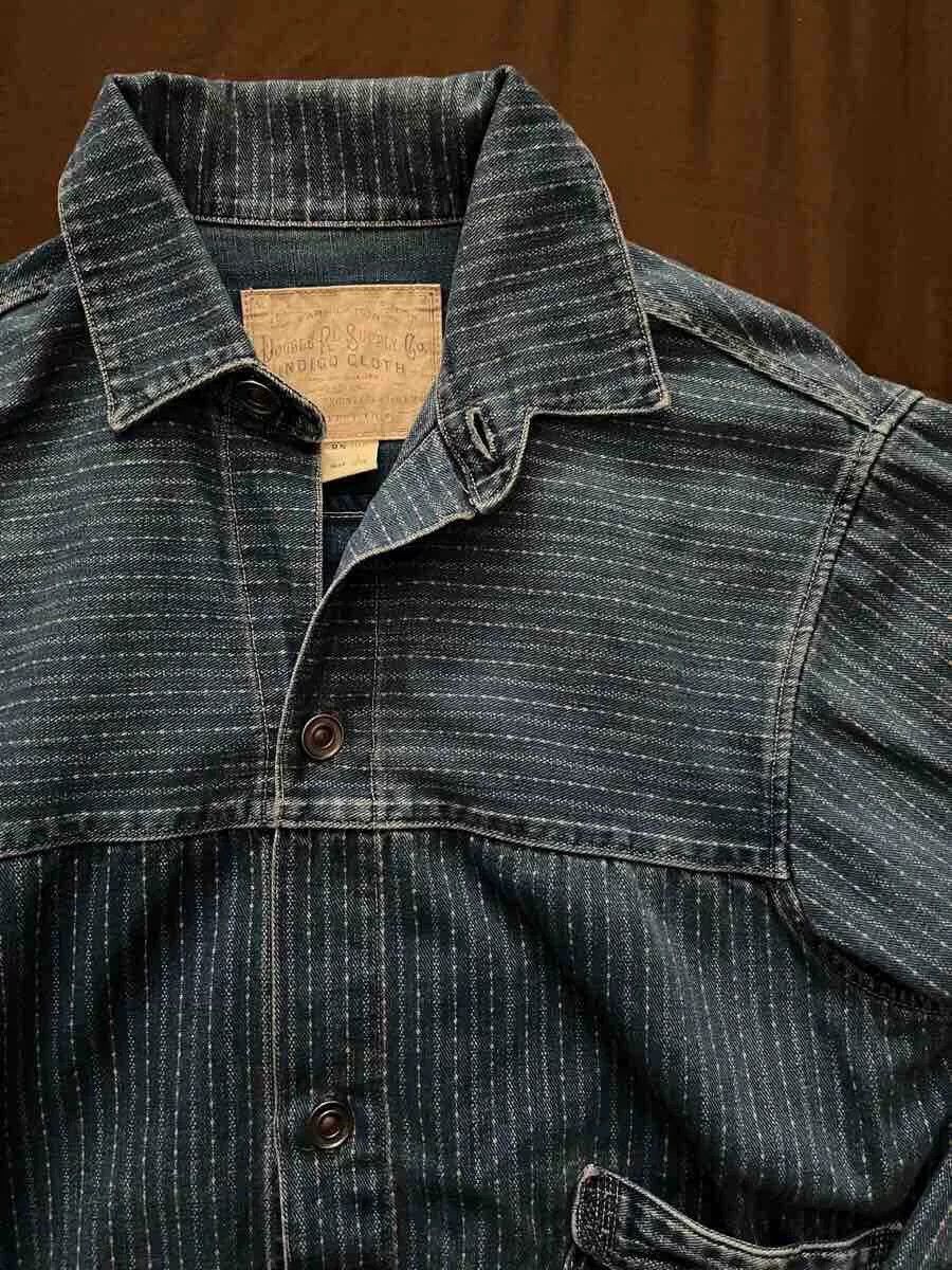 RRL Ralph Lauren RRL Blue Western Denim Jacket S Size US S / EU 44-46 / 1 - 2 Thumbnail