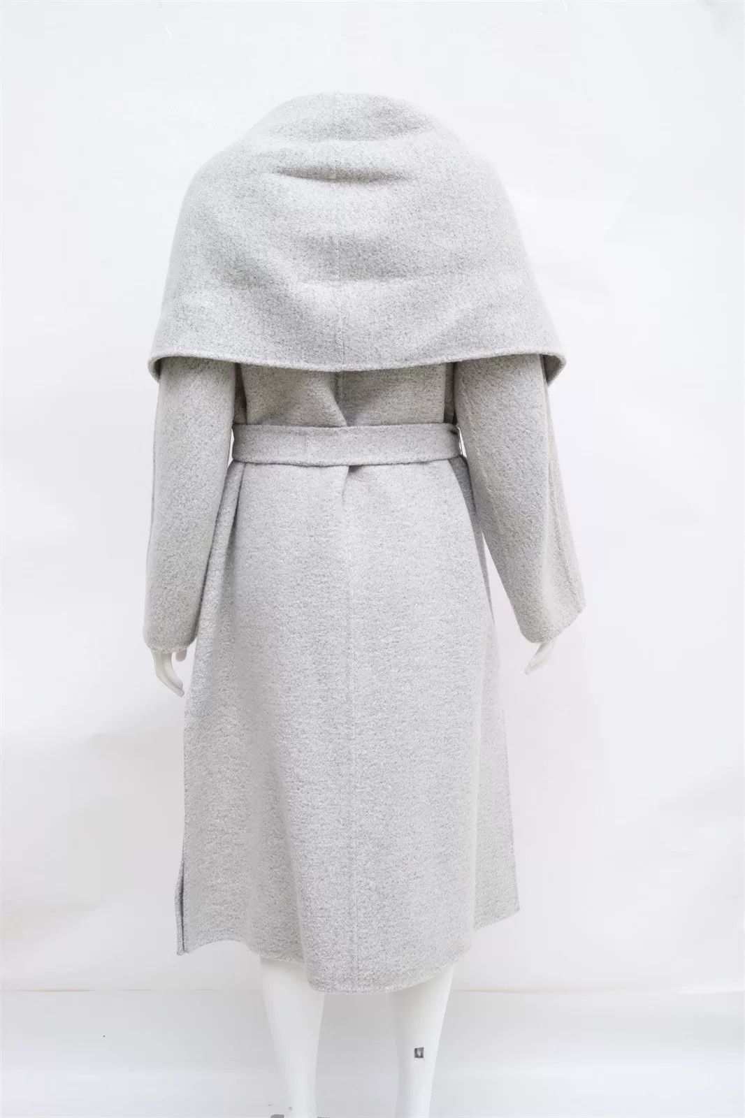 Max Mara MaxMara Atelier Grey Cashmere Coat Size US XXS / EU 40 - 6 Thumbnail