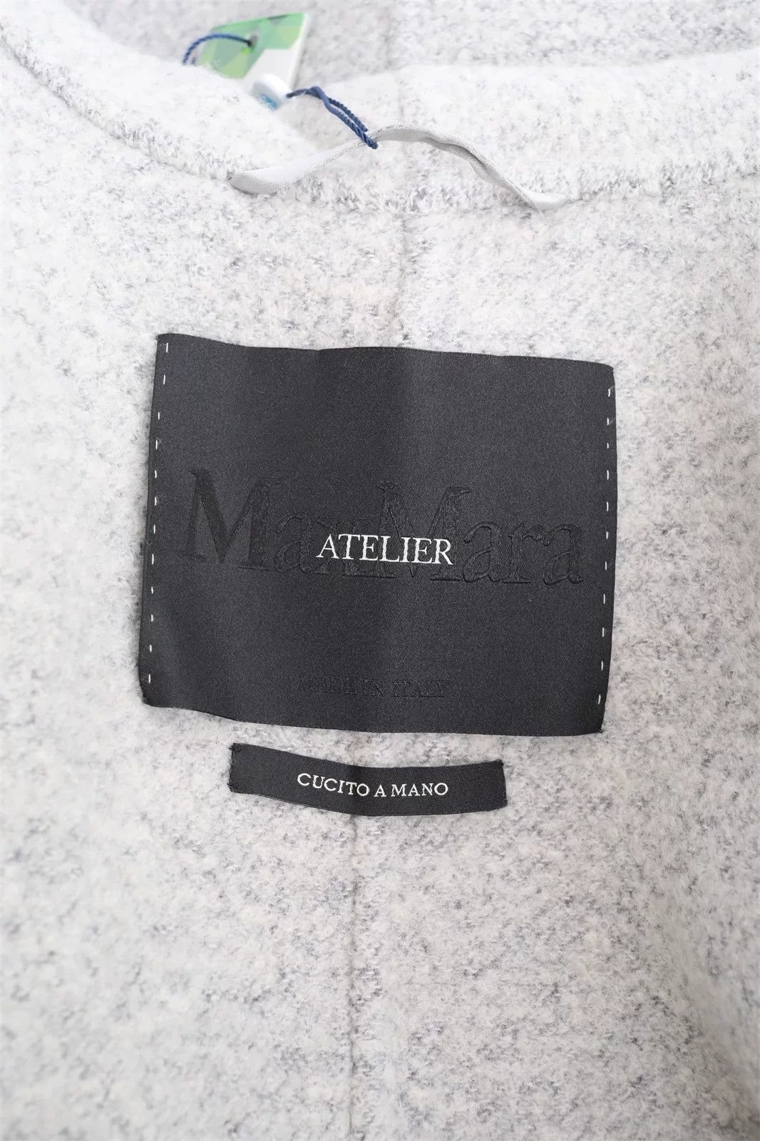 Max Mara MaxMara Atelier Grey Cashmere Coat Size US XXS / EU 40 - 5 Thumbnail