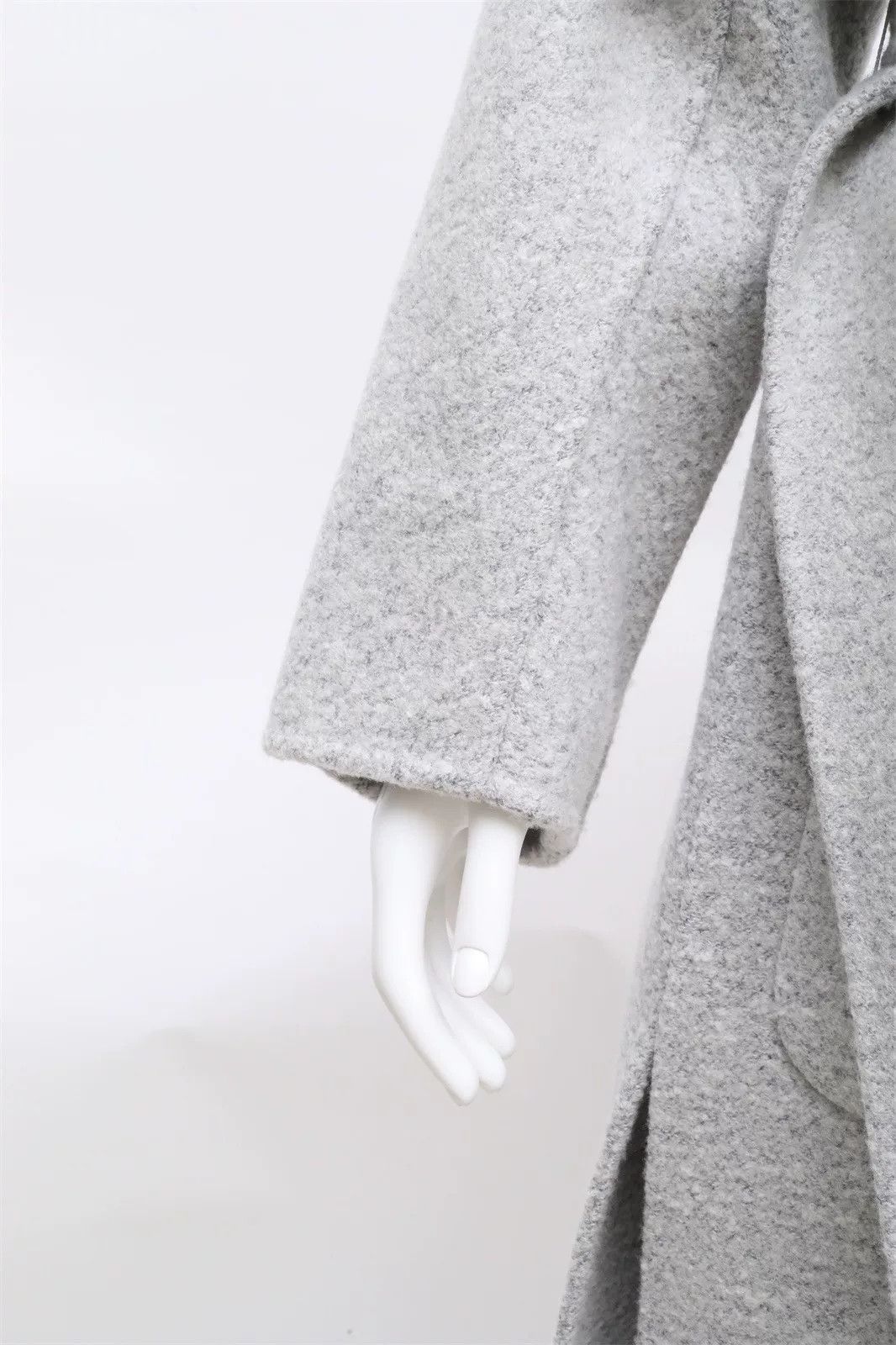 Max Mara MaxMara Atelier Grey Cashmere Coat Size US XXS / EU 40 - 2 Thumbnail