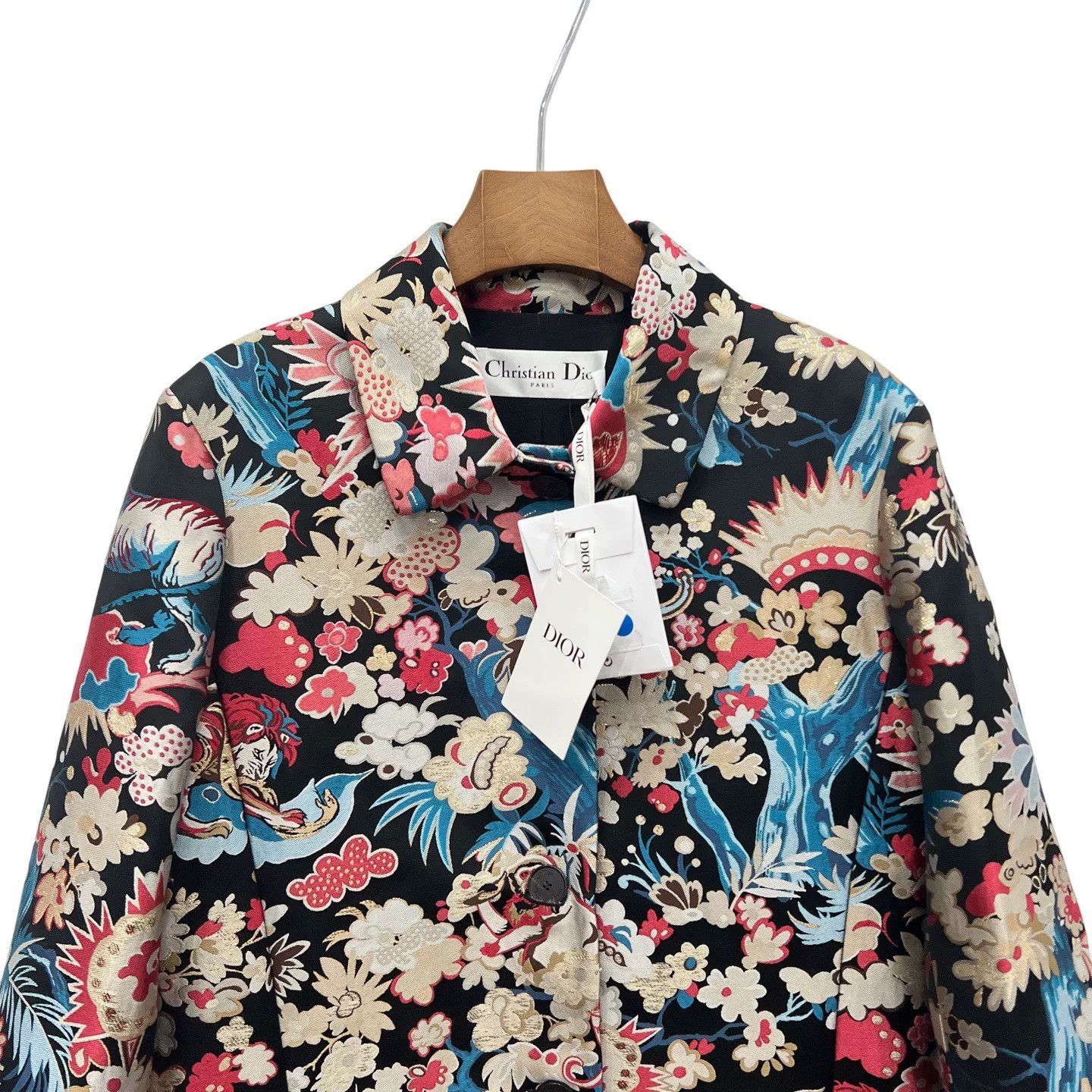 Dior dior embroidered silk coat in size 36 Size US S / EU 44-46 / 1 - 3 Thumbnail