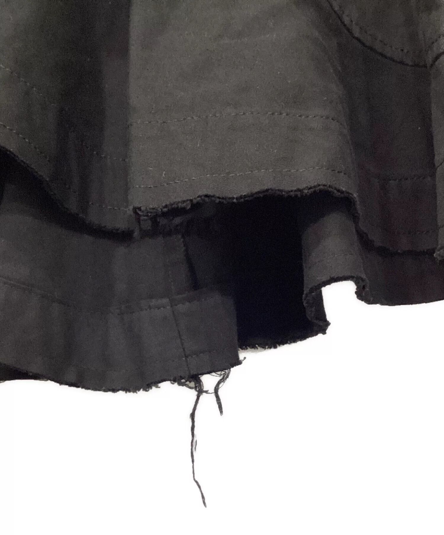 Junya Watanabe junya watanabe cdg ruffled black skirt Size US 27 - 5 Thumbnail