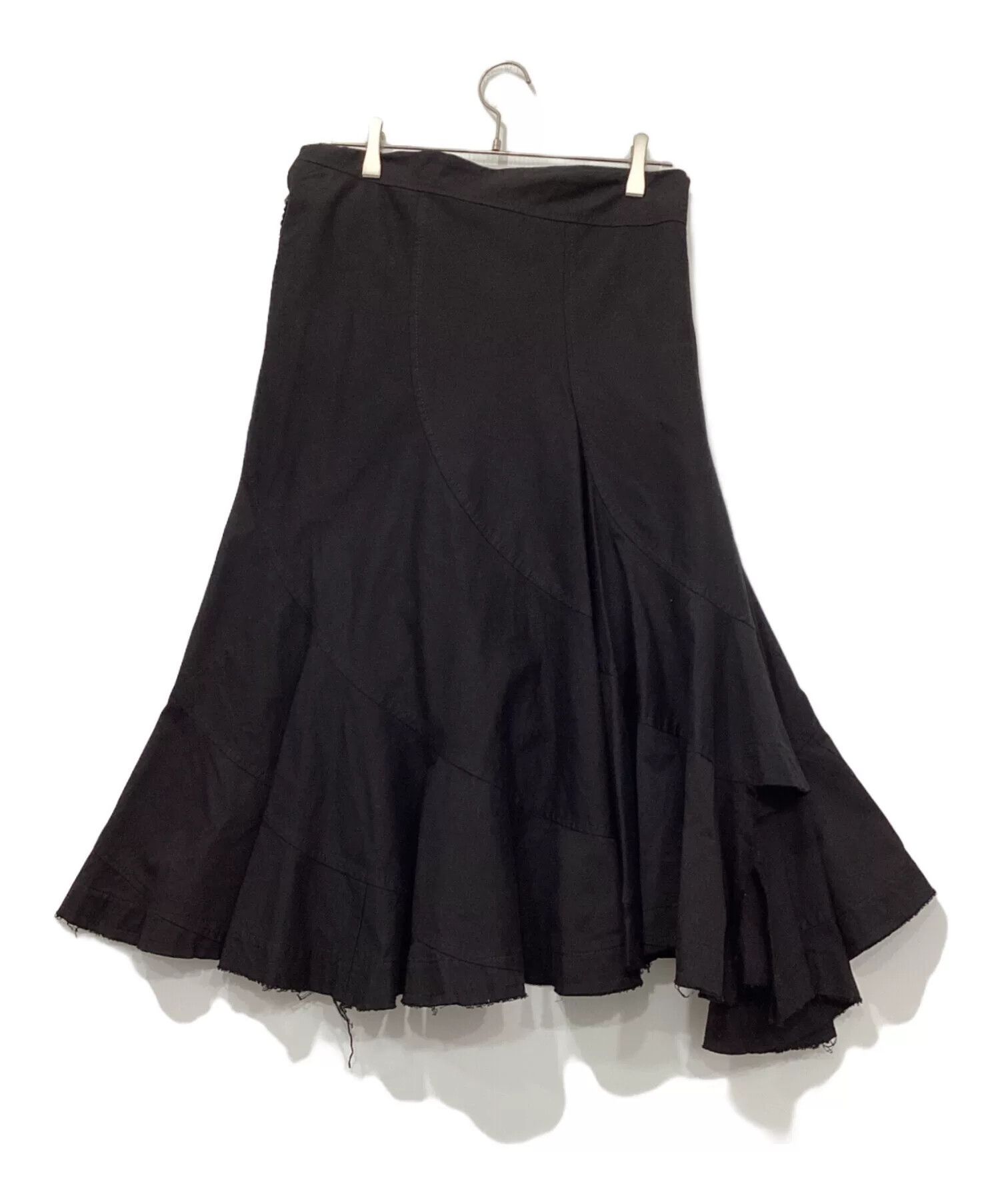Junya Watanabe junya watanabe cdg ruffled black skirt Size US 27 - 2 Thumbnail
