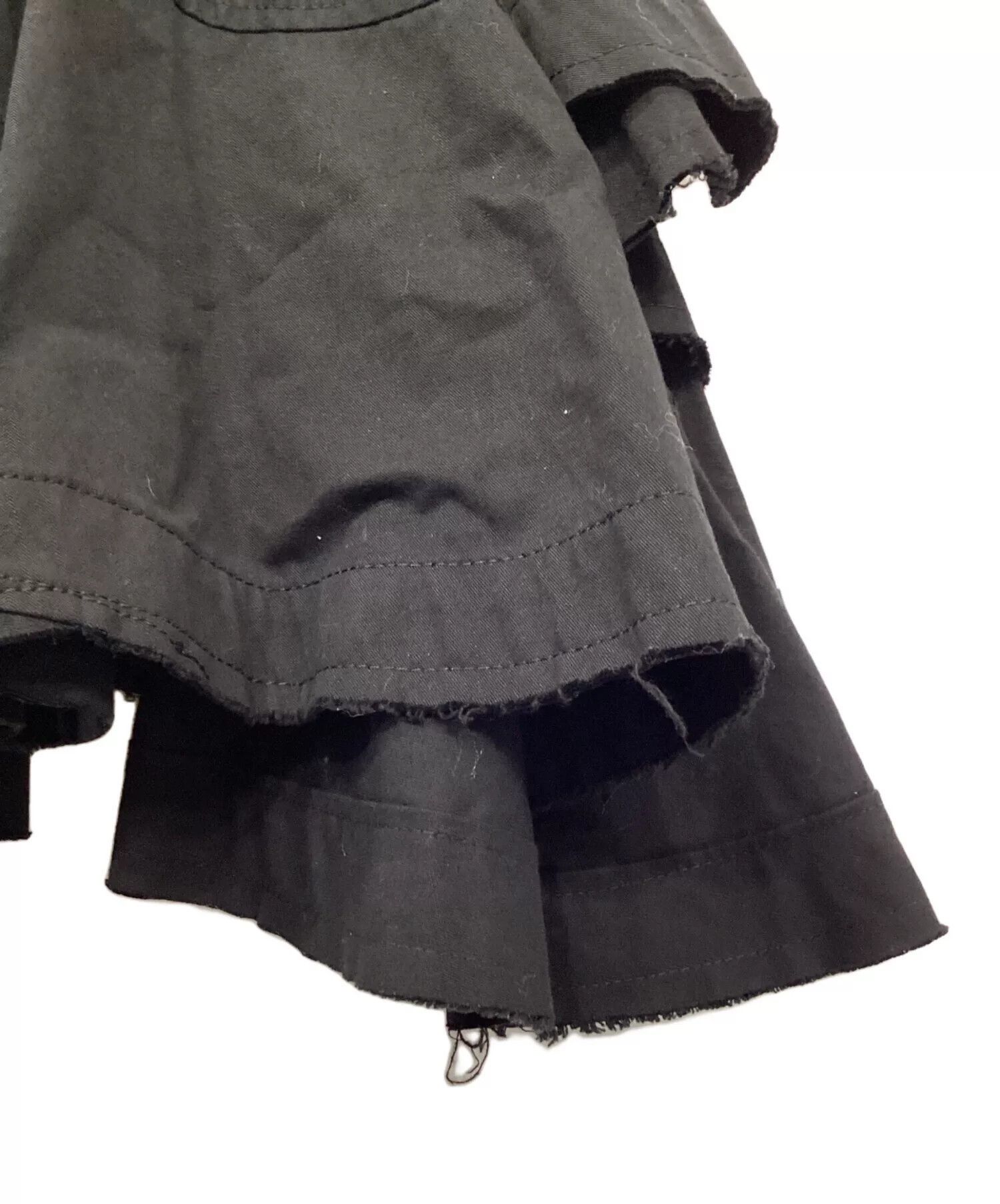 Junya Watanabe junya watanabe cdg ruffled black skirt Size US 27 - 3 Thumbnail