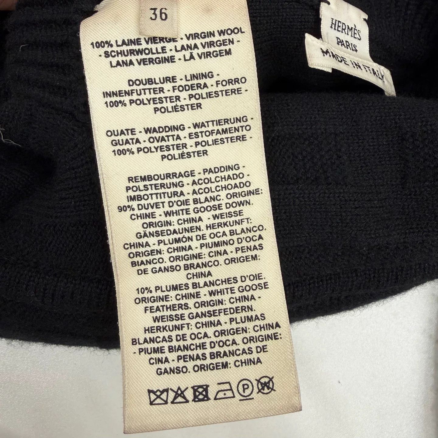Hermes black reversible down jacket from hermes Size US S / EU 44-46 / 1 - 4 Thumbnail
