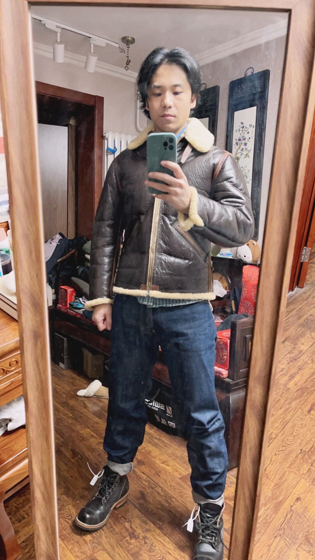 The Real McCoy's real mccoy b6 leather flight jacket Size US M / EU 48-50 / 2 - 3 Thumbnail