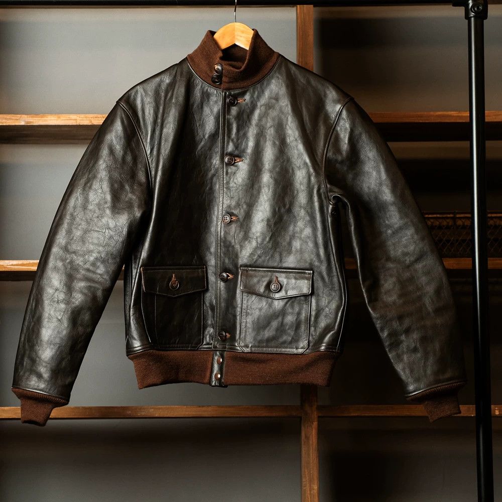 The Real McCoy's real mccoy's type a-1 leather jacket Size US L / EU 52-54 / 3 - 4 Thumbnail