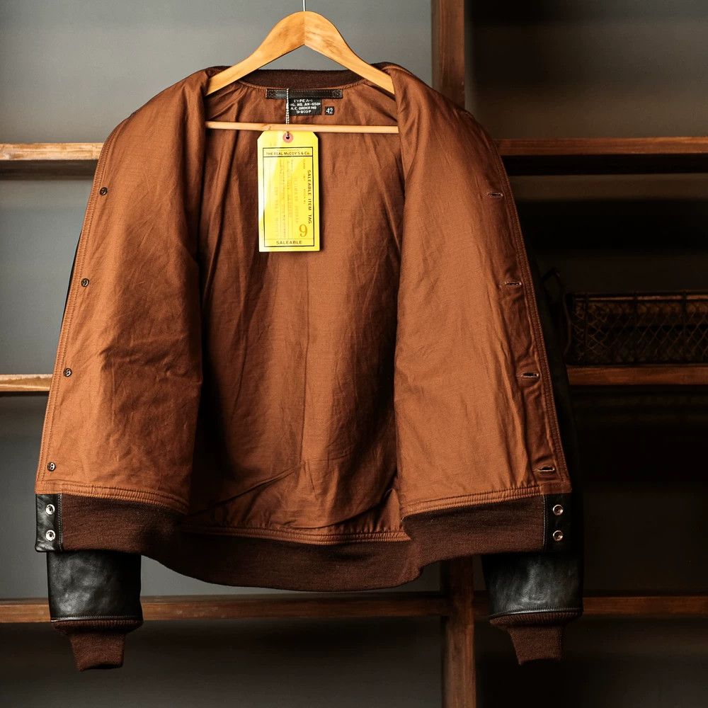 The Real McCoy's real mccoy's type a-1 leather jacket Size US L / EU 52-54 / 3 - 6 Thumbnail