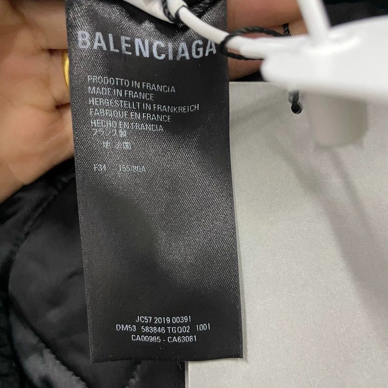 Balenciaga All-over Logo Teddy Coat