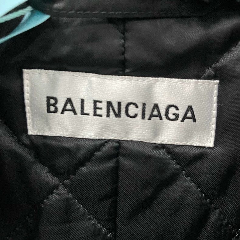 Balenciaga All-over Logo Teddy Coat