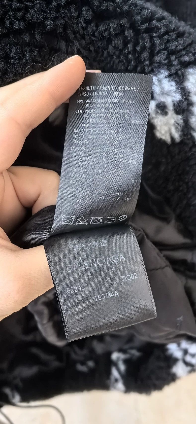 Balenciaga Balenciaga Shearling Logo Coat Size US XS / EU 42 / 0 - 5 Thumbnail