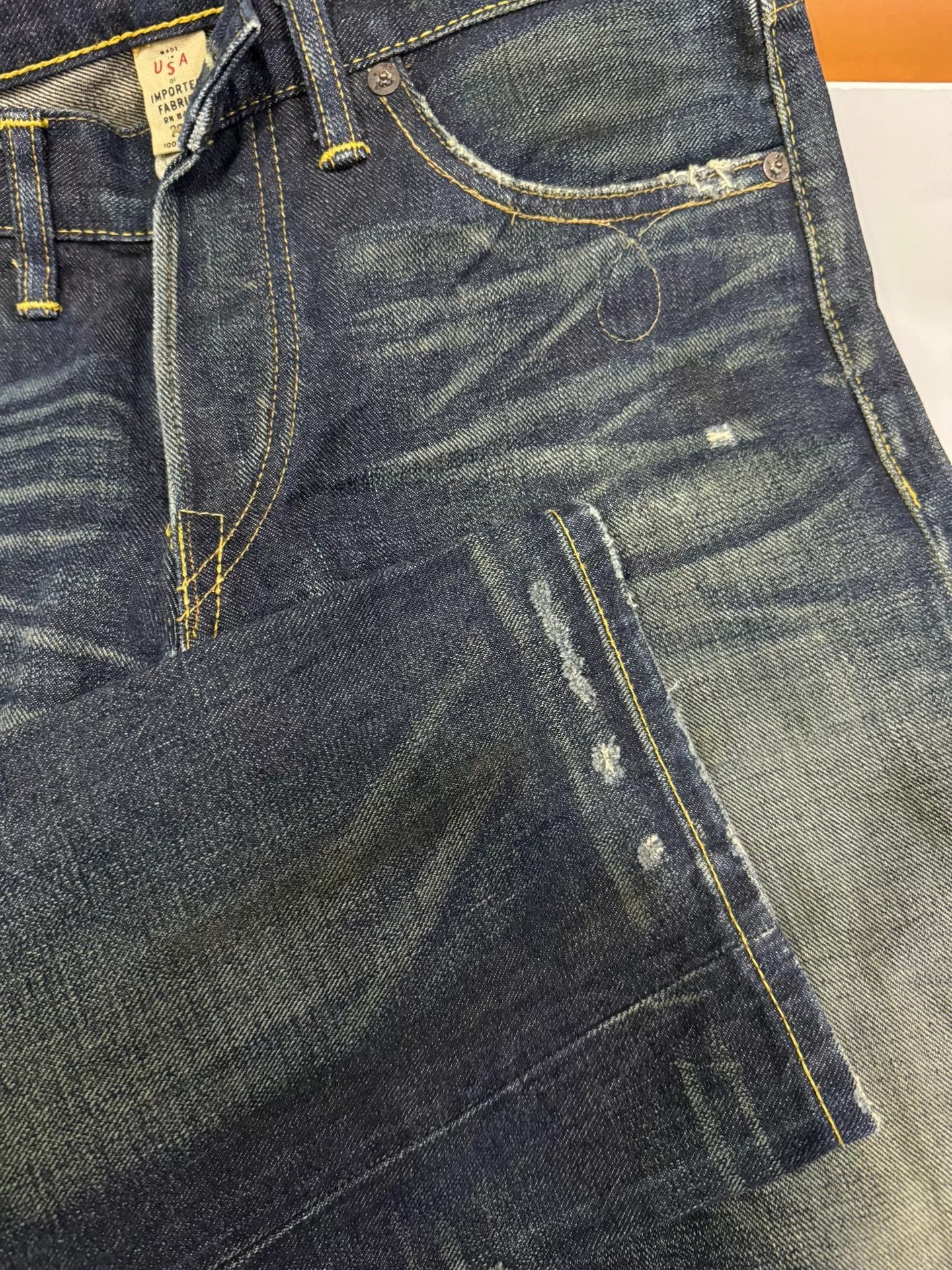 RRL Ralph Lauren RRL Classic Blue Denim Pants Size US 29 - 3 Thumbnail