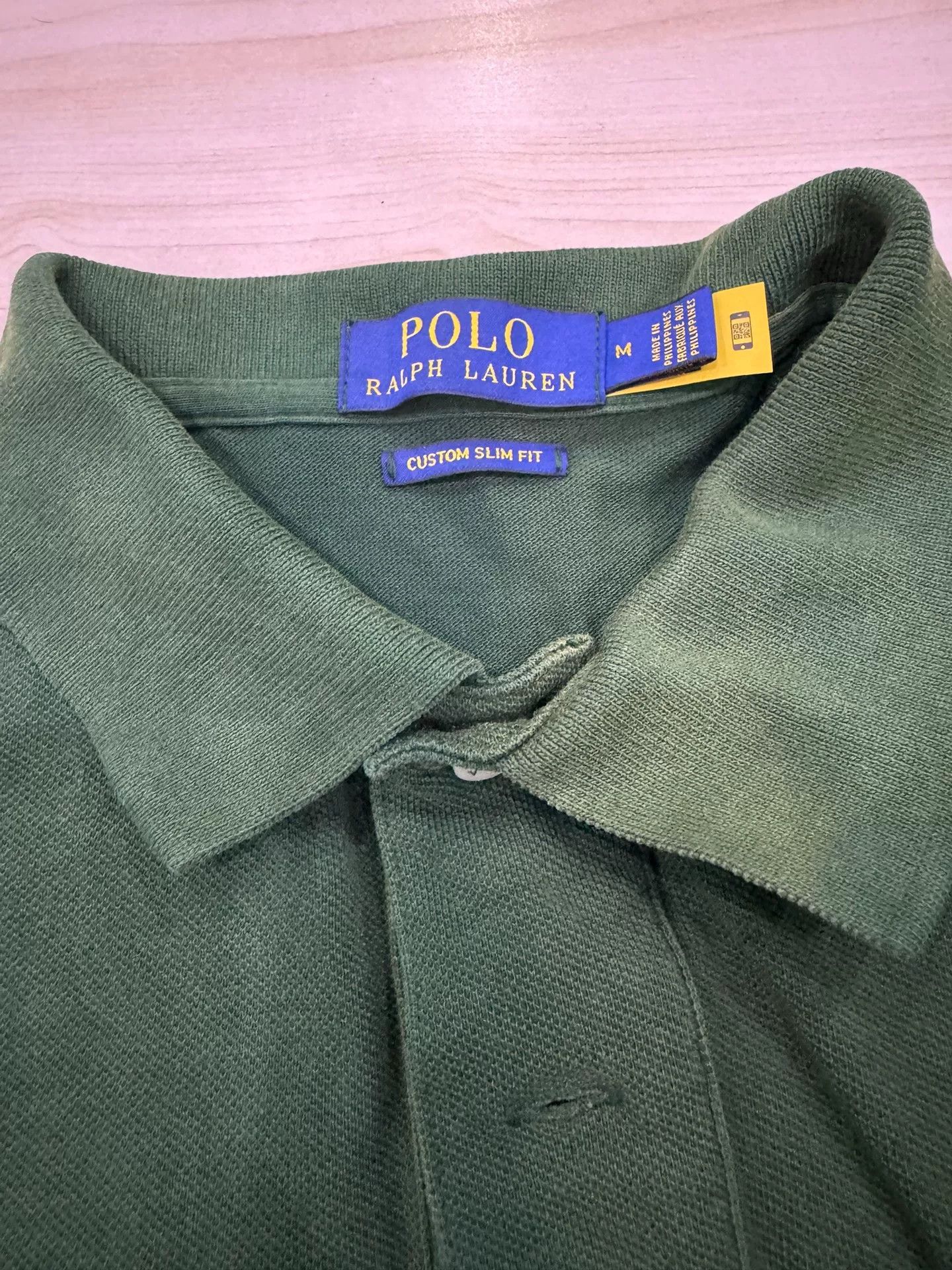 RRL Ralph Lauren RRL Short Sleeve Polo Shirt in Green Size US M / EU 48-50 / 2 - 3 Thumbnail
