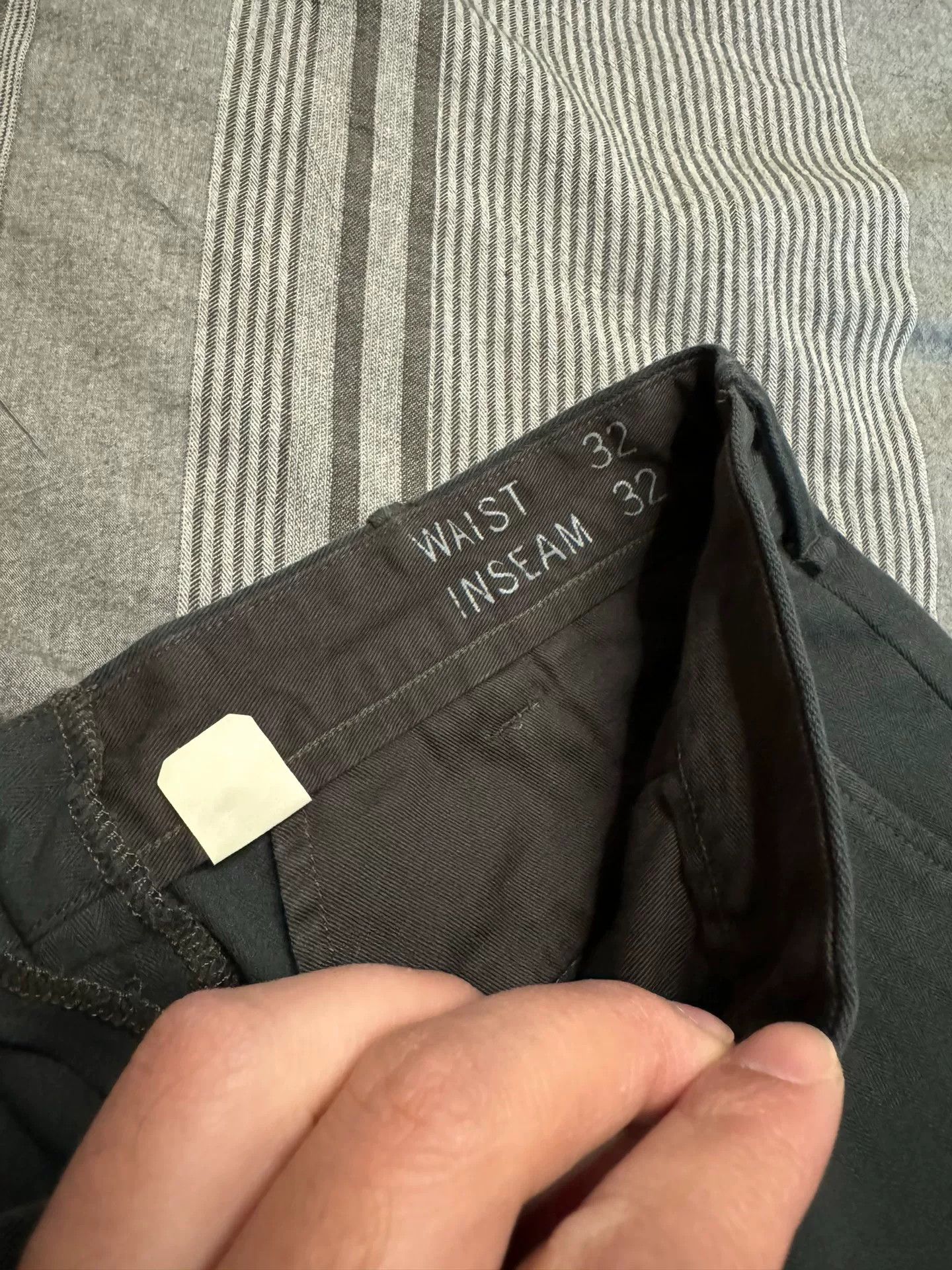 RRL Ralph Lauren vintage black gray military officer pants Size US 32 / EU 48 - 3 Thumbnail