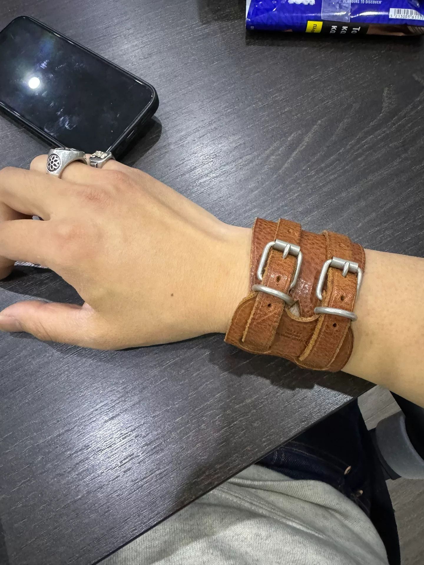 RRL Ralph Lauren old joe vintage leather bracelet RRL Size ONE SIZE - 9 Thumbnail