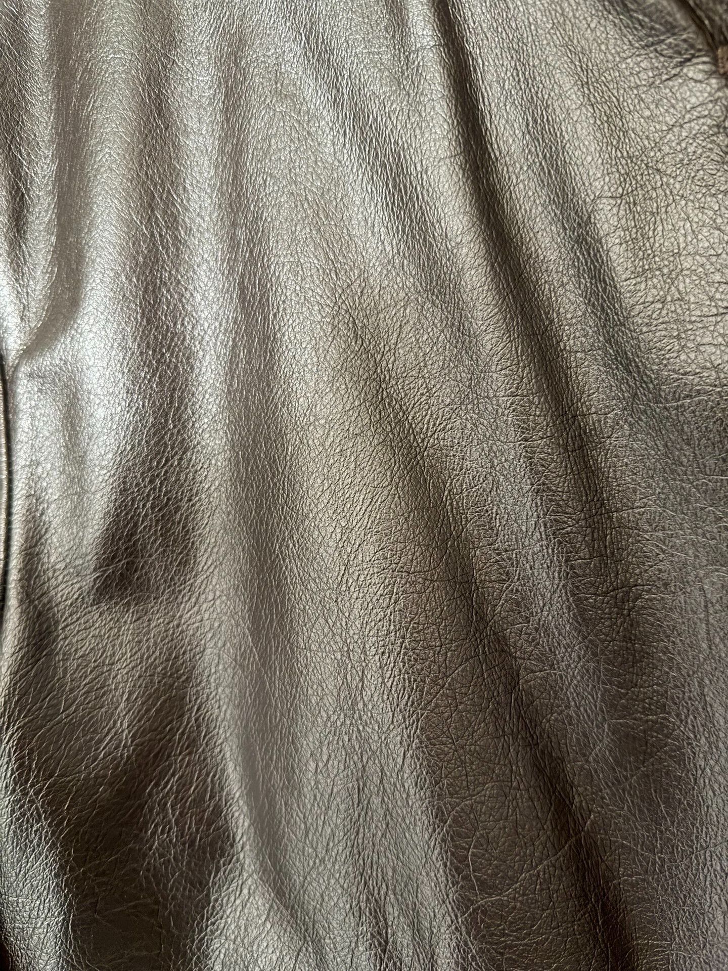 Gucci gucci leather and wool jacket in brown Size US L / EU 52-54 / 3 - 3 Thumbnail
