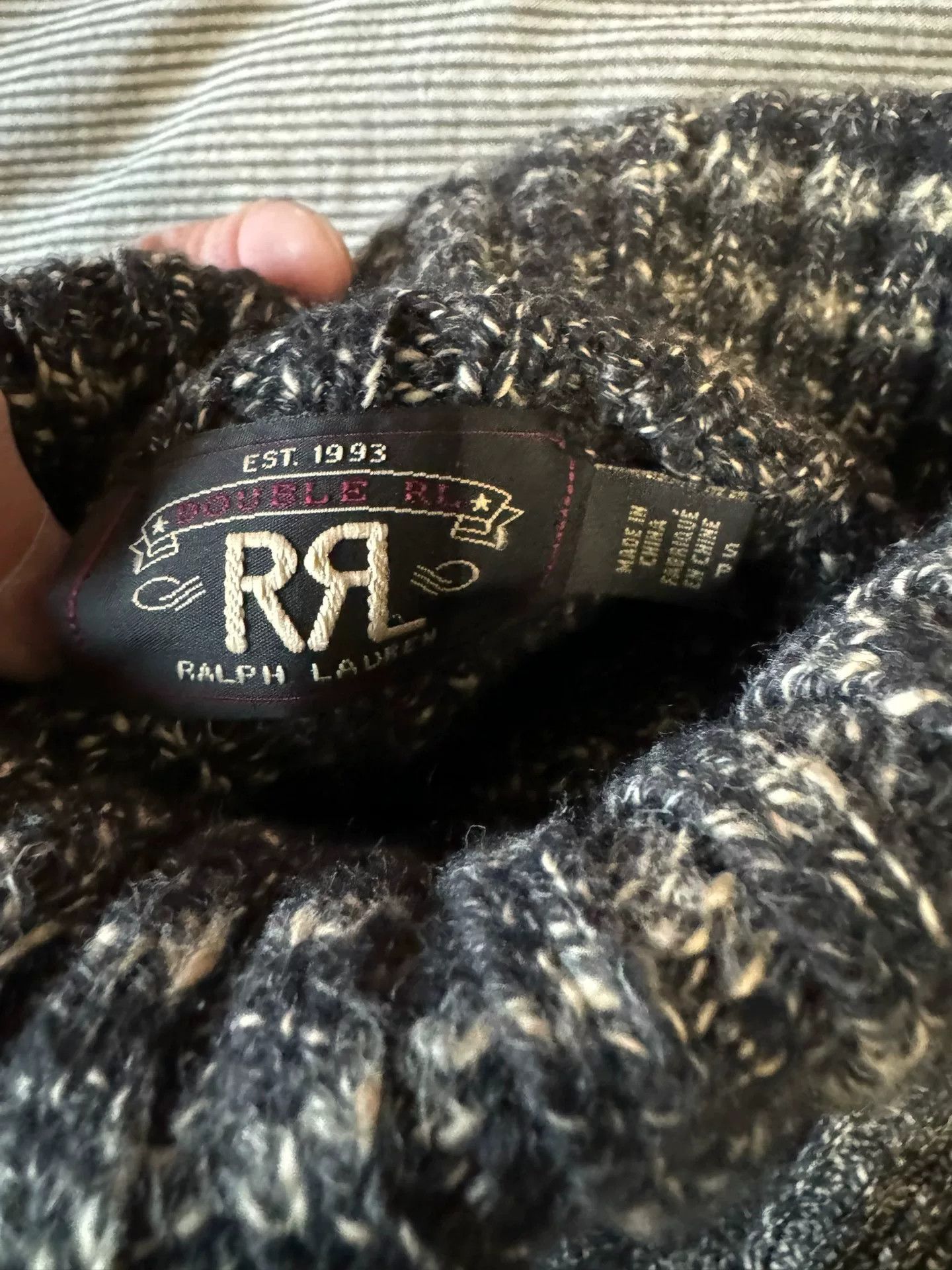 RRL Ralph Lauren stylish high-neck knit sweater from RRL Size US S / EU 44-46 / 1 - 4 Thumbnail