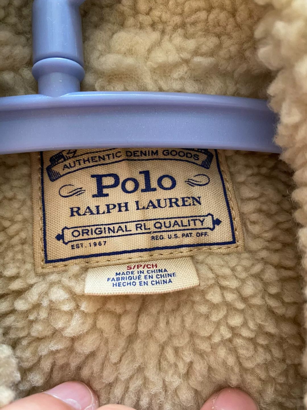 Polo Ralph Lauren brown leather jacket with fur collar Size US S / EU 44-46 / 1 - 3 Thumbnail