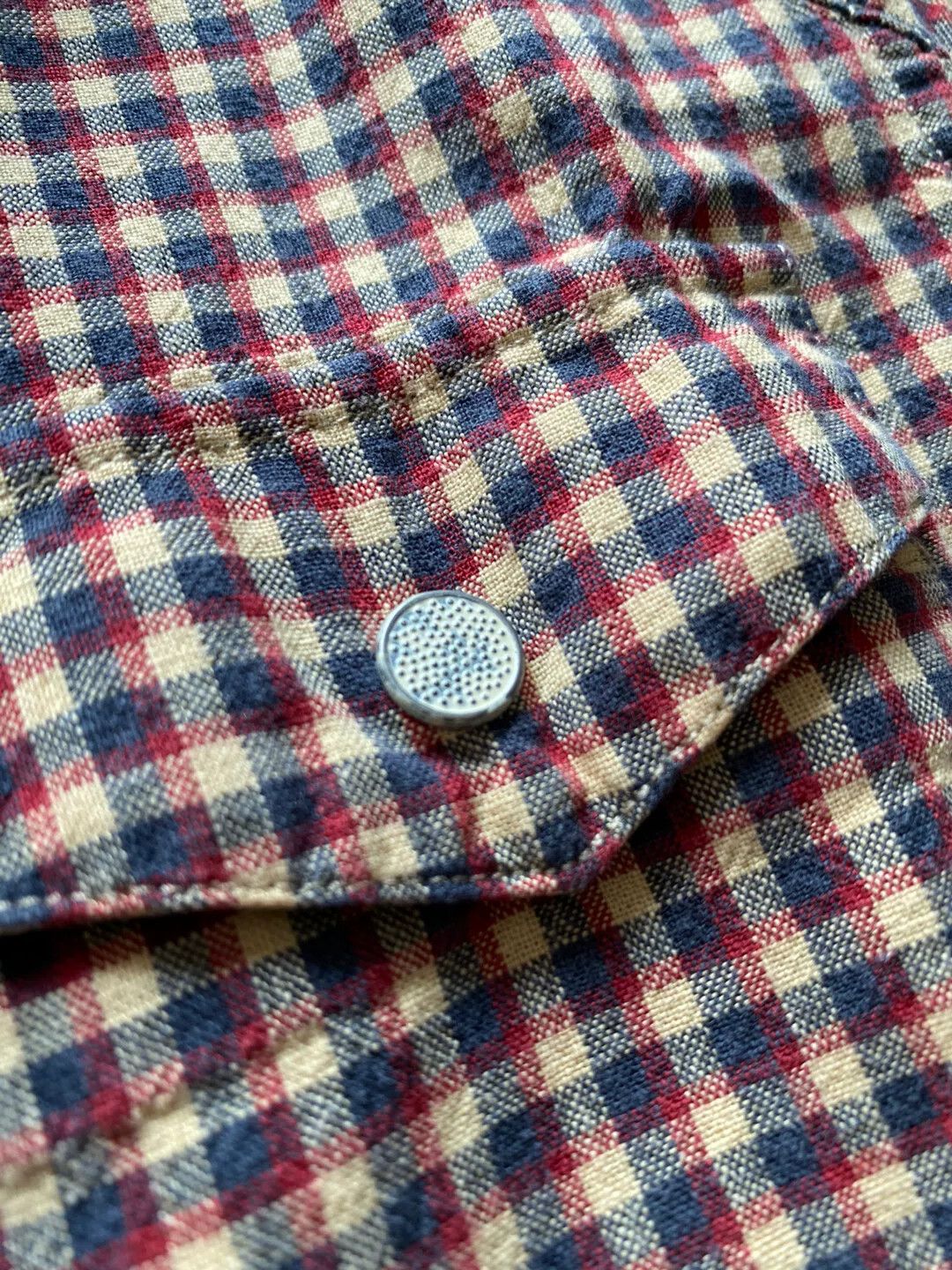RRL Ralph Lauren rrl long sleeve checkered shirt in brown Size US XS / EU 42 / 0 - 4 Thumbnail
